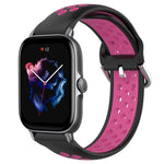 Cinturino sportivo in silicone traspirante perforato da 20 mm, For Amazfit GTS 3
