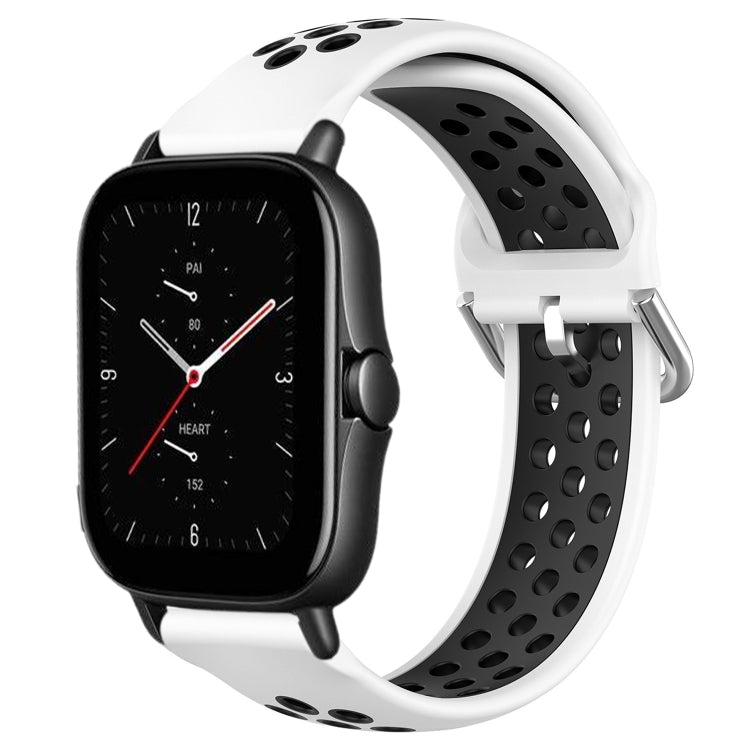 Cinturino sportivo in silicone traspirante perforato da 20 mm, For Amazfit GTS 2E