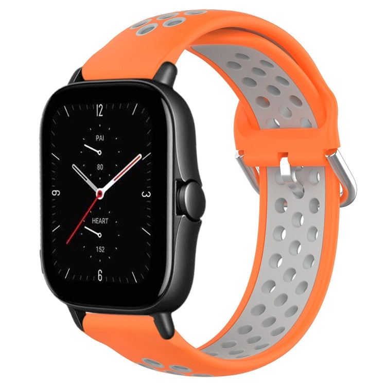 Cinturino sportivo in silicone traspirante perforato da 20 mm, For Amazfit GTS 2E