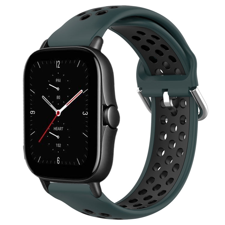Cinturino sportivo in silicone traspirante perforato da 20 mm, For Amazfit GTS 2E