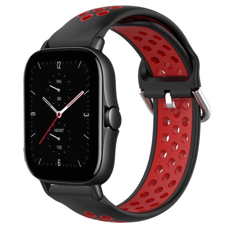 Cinturino sportivo in silicone traspirante perforato da 20 mm, For Amazfit GTS 2E