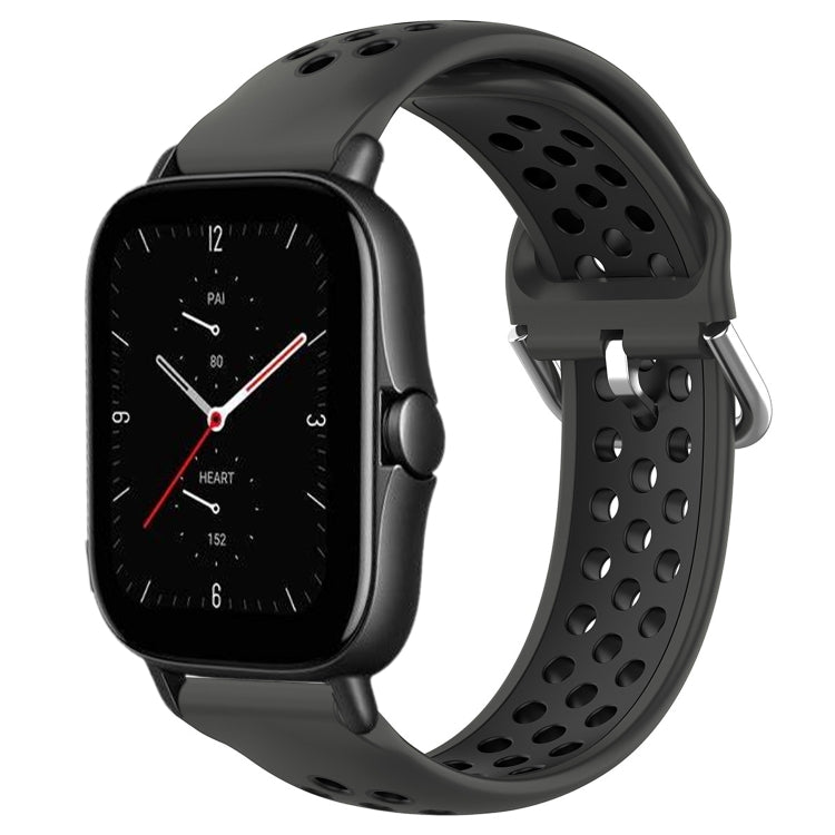 Cinturino sportivo in silicone traspirante perforato da 20 mm, For Amazfit GTS 2E