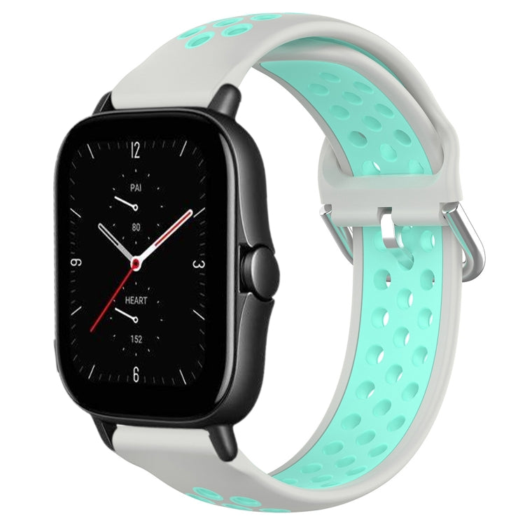 Cinturino sportivo in silicone traspirante perforato da 20 mm, For Amazfit GTS 2E