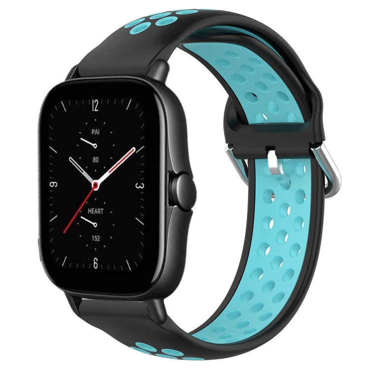 Cinturino sportivo in silicone traspirante perforato da 20 mm, For Amazfit GTS 2E