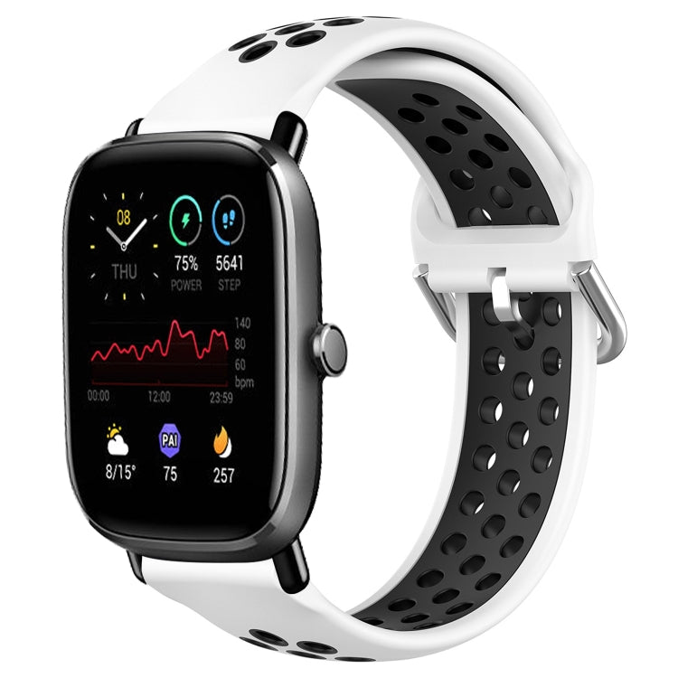 Cinturino sportivo in silicone traspirante perforato da 20 mm, For Amazfit GTS 2 Mini