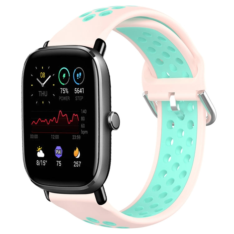 Cinturino sportivo in silicone traspirante perforato da 20 mm, For Amazfit GTS 2 Mini