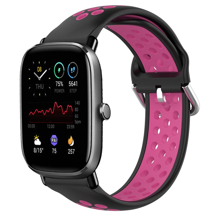 Cinturino sportivo in silicone traspirante perforato da 20 mm, For Amazfit GTS 2 Mini