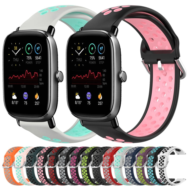 Cinturino sportivo in silicone traspirante perforato da 20 mm, For Amazfit GTS 2 Mini