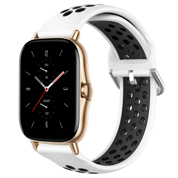 Cinturino sportivo in silicone traspirante perforato da 20 mm, For Amazfit GTS 2