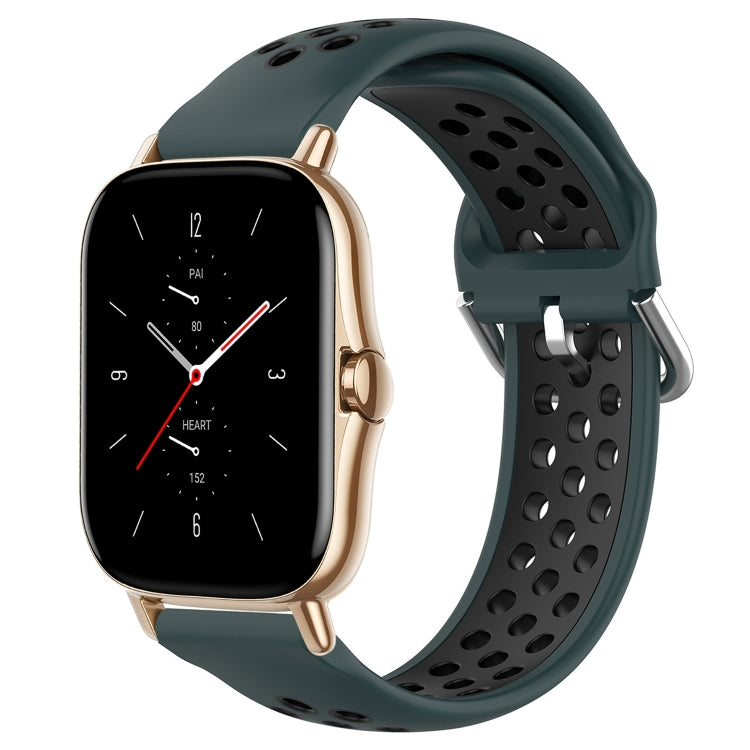 Cinturino sportivo in silicone traspirante perforato da 20 mm, For Amazfit GTS 2
