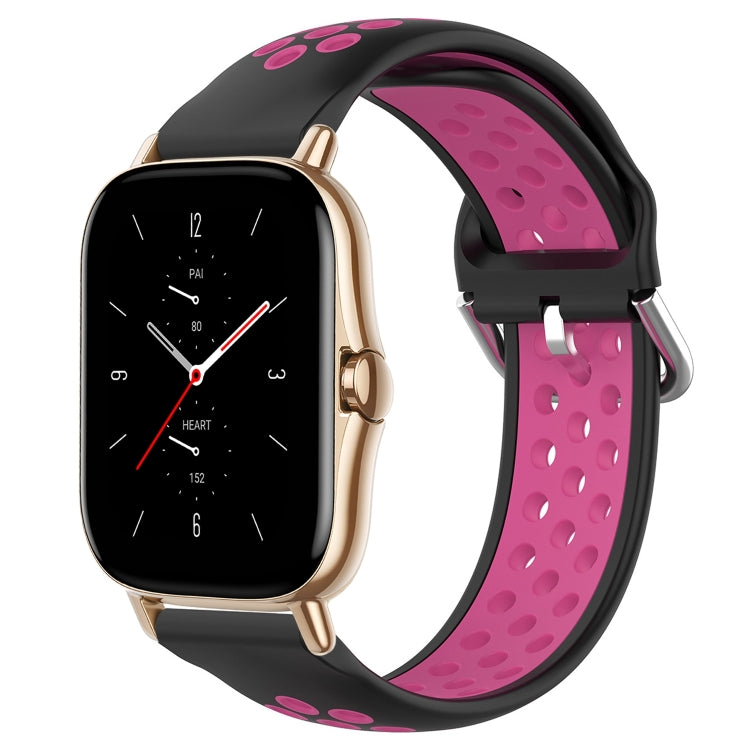 Cinturino sportivo in silicone traspirante perforato da 20 mm, For Amazfit GTS 2