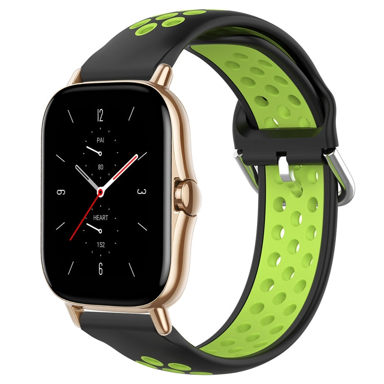 Cinturino sportivo in silicone traspirante perforato da 20 mm, For Amazfit GTS 2
