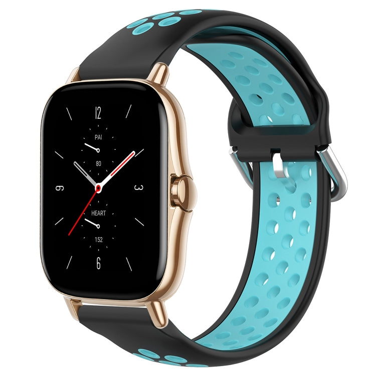 Cinturino sportivo in silicone traspirante perforato da 20 mm, For Amazfit GTS 2