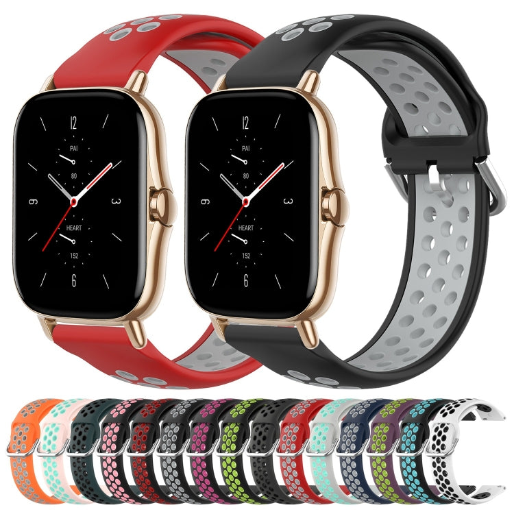 Cinturino sportivo in silicone traspirante perforato da 20 mm, For Amazfit GTS 2