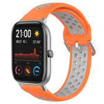 Cinturino sportivo in silicone traspirante perforato da 20 mm, For Amazfit GTS
