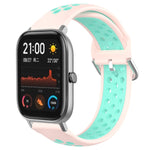 Cinturino sportivo in silicone traspirante perforato da 20 mm, For Amazfit GTS