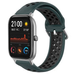 Cinturino sportivo in silicone traspirante perforato da 20 mm, For Amazfit GTS