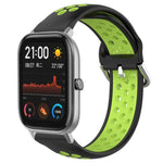 Cinturino sportivo in silicone traspirante perforato da 20 mm, For Amazfit GTS