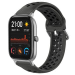 Cinturino sportivo in silicone traspirante perforato da 20 mm, For Amazfit GTS