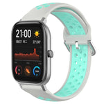 Cinturino sportivo in silicone traspirante perforato da 20 mm, For Amazfit GTS
