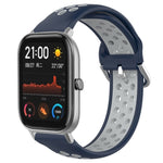 Cinturino sportivo in silicone traspirante perforato da 20 mm, For Amazfit GTS