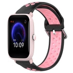 Cinturino sportivo in silicone traspirante perforato da 20 mm, For Amazfit Pop Pro