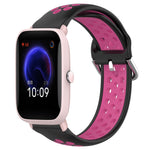 Cinturino sportivo in silicone traspirante perforato da 20 mm, For Amazfit Pop Pro