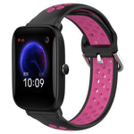 Cinturino sportivo in silicone traspirante perforato da 20 mm, For Amazfit Pop