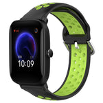 Cinturino sportivo in silicone traspirante perforato da 20 mm, For Amazfit Pop