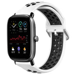 Cinturino sportivo in silicone traspirante perforato da 20 mm, For Amazfit GTS 4 Mini