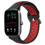 Cinturino sportivo in silicone traspirante perforato da 20 mm, For Amazfit GTS 4 Mini