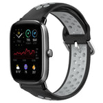 Cinturino sportivo in silicone traspirante perforato da 20 mm, For Amazfit GTS 4 Mini