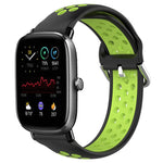 Cinturino sportivo in silicone traspirante perforato da 20 mm, For Amazfit GTS 4 Mini