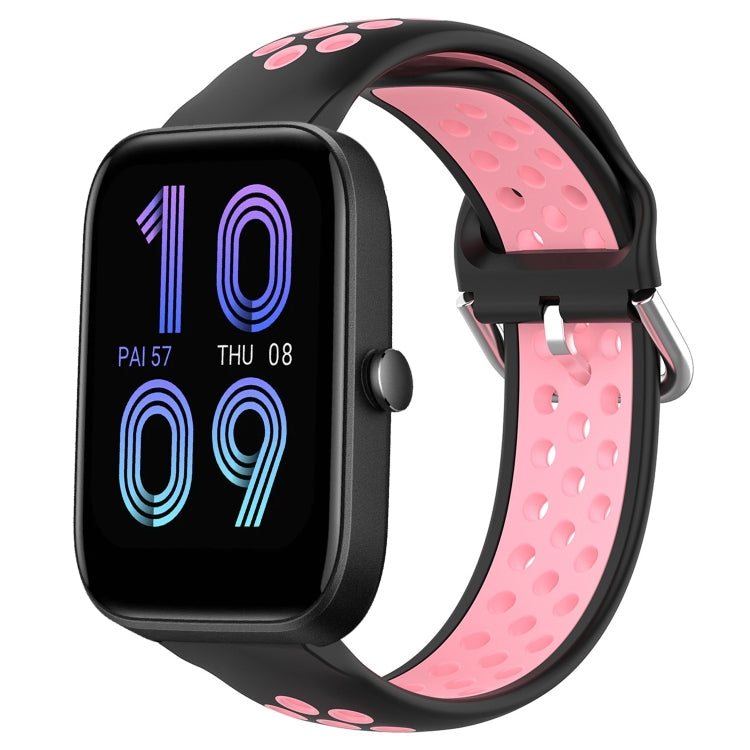 Cinturino sportivo in silicone traspirante perforato da 20 mm, For Amazfit Bip3