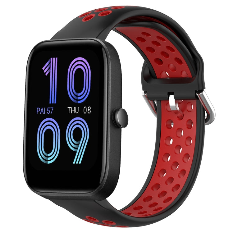 Cinturino sportivo in silicone traspirante perforato da 20 mm, For Amazfit Bip3