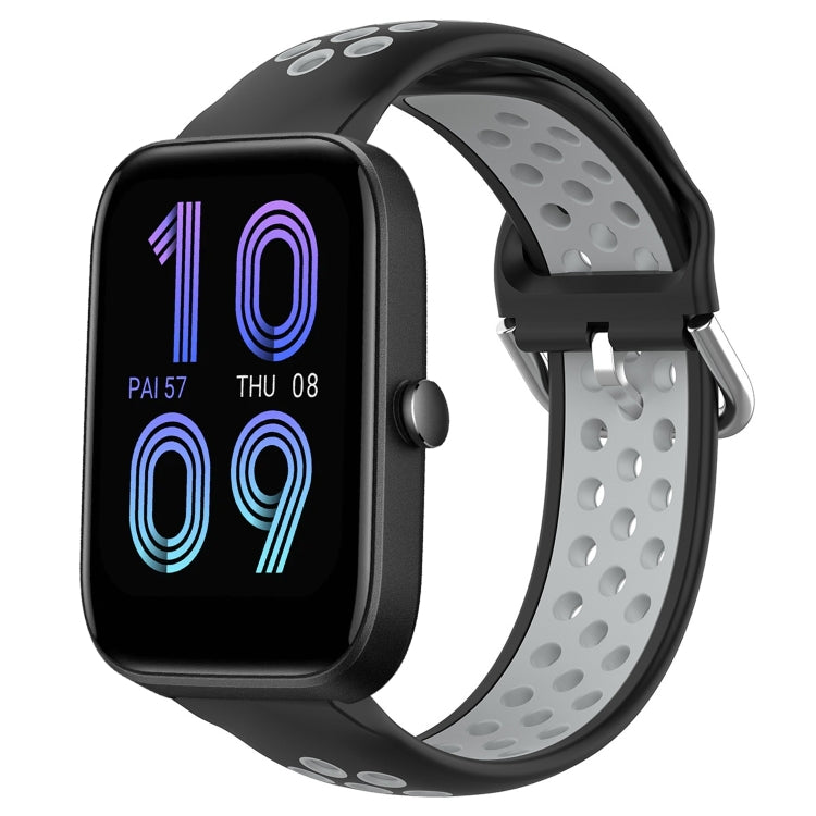 Cinturino sportivo in silicone traspirante perforato da 20 mm, For Amazfit Bip3