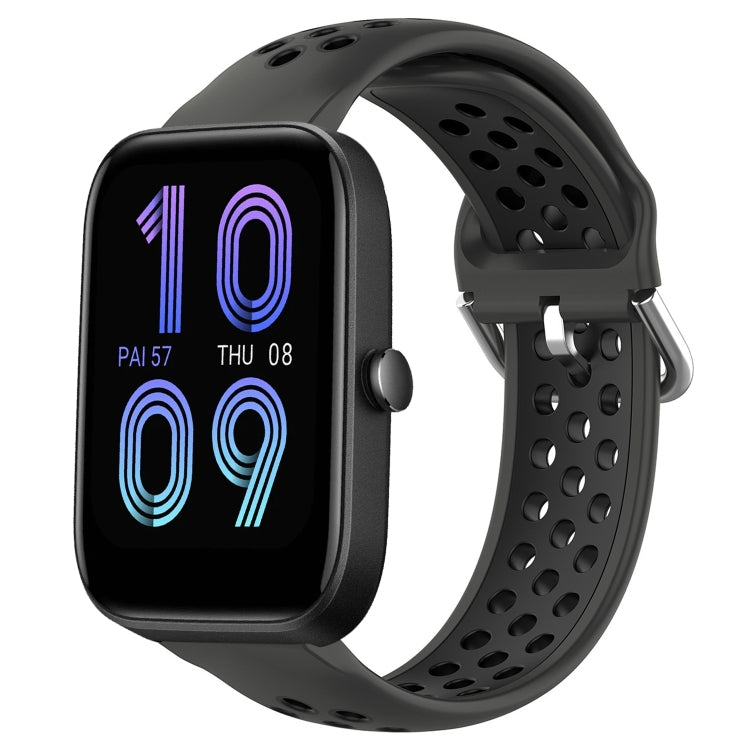 Cinturino sportivo in silicone traspirante perforato da 20 mm, For Amazfit Bip3