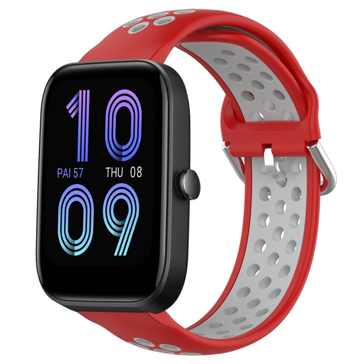 Cinturino sportivo in silicone traspirante perforato da 20 mm, For Amazfit Bip3