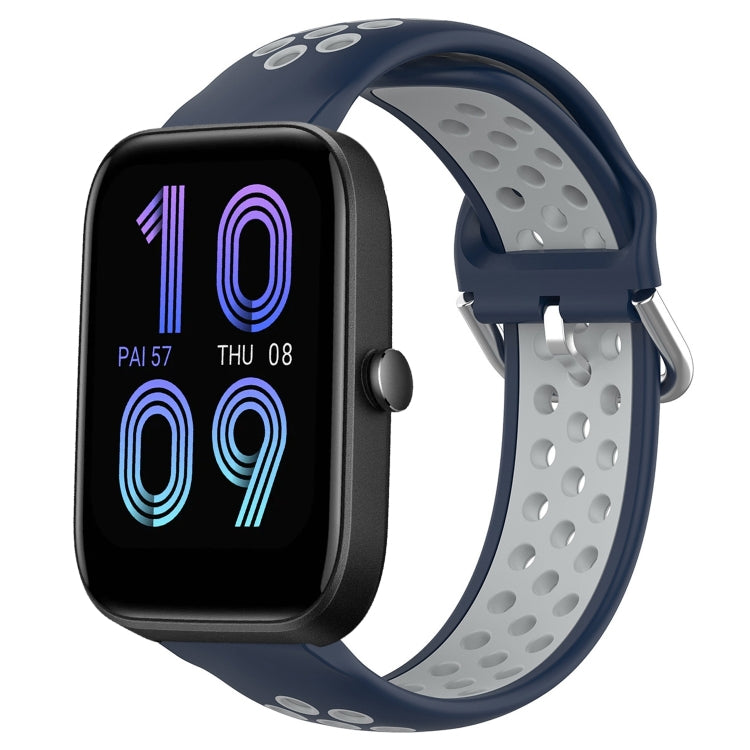 Cinturino sportivo in silicone traspirante perforato da 20 mm, For Amazfit Bip3