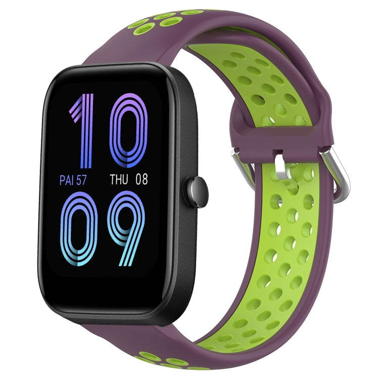 Cinturino sportivo in silicone traspirante perforato da 20 mm, For Amazfit Bip3