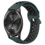Cinturino sportivo in silicone traspirante perforato da 20 mm, For Garmin Vivomove Trend