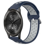 Cinturino sportivo in silicone traspirante perforato da 20 mm, For Garmin Vivomove Trend