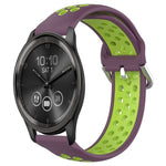 Cinturino sportivo in silicone traspirante perforato da 20 mm, For Garmin Vivomove Trend
