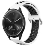 Cinturino sportivo in silicone traspirante perforato da 20 mm, For Garmin Vivomove Sport
