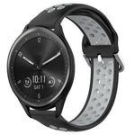 Cinturino sportivo in silicone traspirante perforato da 20 mm, For Garmin Vivomove Sport