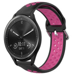 Cinturino sportivo in silicone traspirante perforato da 20 mm, For Garmin Vivomove Sport