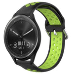 Cinturino sportivo in silicone traspirante perforato da 20 mm, For Garmin Vivomove Sport