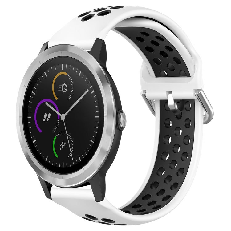 Cinturino sportivo in silicone traspirante perforato da 20 mm, For Garmin Vivoactive3