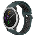Cinturino sportivo in silicone traspirante perforato da 20 mm, For Garmin Vivoactive3
