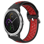 Cinturino sportivo in silicone traspirante perforato da 20 mm, For Garmin Vivoactive3